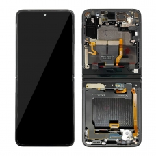 Pantalla completa con marco para Samsung Galaxy Z Flip 3 5G F711 negra original