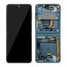 Pantalla completa con marco para Samsung Galaxy Z Flip 3 5G F711B verde original