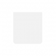 Tapa trasera para Samsung Galaxy Z Flip 3 F711 blanca