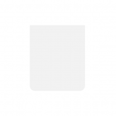 Tapa trasera para Samsung Galaxy Z Flip 4 5G SM-F721 blanca