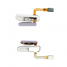 Flex con botón sensor/lector de huellas y encendido para Samsung Galaxy Z Flip 5 5G F731 lavanda