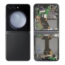 Pantalla completa con marco para Samsung Galaxy Z Flip 5 5G F731B gris original