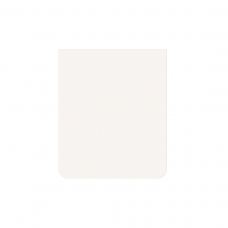 Tapa trasera para Samsung Galaxy Z Flip 5 F731 cream