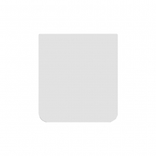 Tapa trasera para Samsung Galaxy Z Flip 6 5G F741 plata
