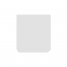 Tapa trasera para Samsung Galaxy Z Flip 6 5G F741 plata