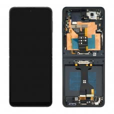 Pantalla completa con marco para Samsung Galaxy Z Flip 7 5G F766 negra original(Assembled)