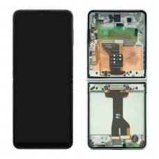 Pantalla completa con marco para Samsung Galaxy Z Flip 7 5G F766 verde original