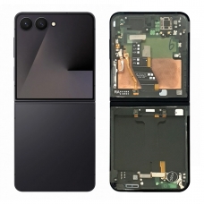 Pantalla completa con marco para Samsung Galaxy Z Flip 7 FE 5G F761 negra original