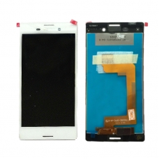 Pantalla completa para Sony Xperia M4 Aqua E2303 E2306 E2353 blanca