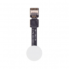 Botón de menú home blanca con lector de huellas digitales para Sony Xperia XZ2 H8216/H8266