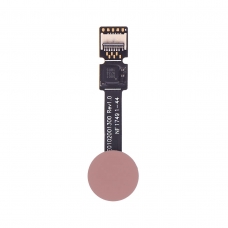 Botón de menú home rosa con lector de huellas digitales para Sony Xperia XZ2 H8216/H8266