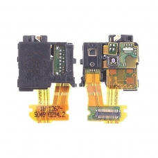 Flex con sensor de proximidad y conector de audio jack para Sony Xperia Z L36H/C6602/C6603