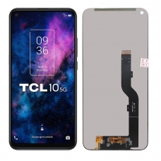 Pantalla completa para TCL 10 5G negra original