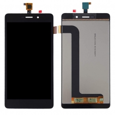 Pantalla completa compatible Wiko Pulp Fab negra