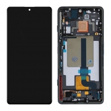 Pantalla completa con marco para Xiaomi Pocophone F4 GT negra original nueva