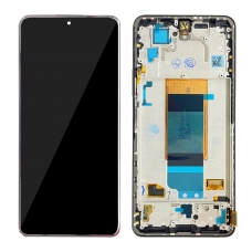 Pantalla completa con marco para Xiaomi Pocophone F4 negra original nueva