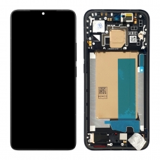 Pantalla completa con marco para Xiaomi Pocophone Poco F7 5G negra original nueva