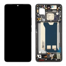 Pantalla completa con marco para Xiaomi Pocophone Poco F7 Pro 5G negra original nueva