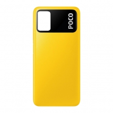 Tapa trasera amarilla para Xiaomi Pocophone M3