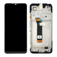 Pantalla completa con marco para Xiaomi Pocophone M4 5G negra original(Versión 04-00) 
