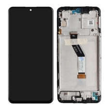 Pantalla completa con marco para Xiaomi Pocophone M4 Pro 5G/Redmi Note 11s 5G negra original