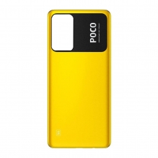 Tapa trasera amarilla para Xiaomi Pocophone M4 Pro 5G original