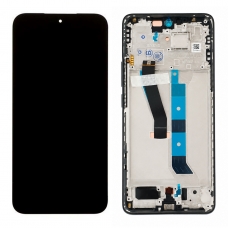 Pantalla completa con marco para Xiaomi Pocophone Poco M8 5G negra original