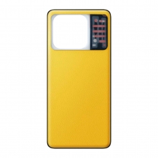 Tapa trasera para Xiaomi Poco X6 Pro 5G amarilla original
