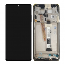 Pantalla completa con marco para Xiaomi Pocophone X3 Pro negra original nueva