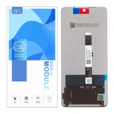 ISER Pantalla completa para Xiaomi Pocophone X3/X3 NFC/X3 Pro/X3 Pro NFC/Mi 10T Lite 5G/Redmi Note 9 Pro 5G 2020 negra Calidad Premium