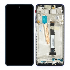 Pantalla completa con marco para Xiaomi Pocophone X3 NFC azul original nueva
