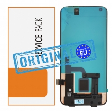 Pantalla completa para Xiaomi Mi 10 5G negra original Service Pack EU(Versión Huaxing con letra C en flex)