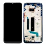 Pantalla completa con marco para Xiaomi Mi 10 Lite 5G azul/aurora blue original nueva