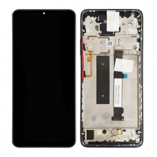 Pantalla completa con marco para Xiaomi Mi 10T Lite/Redmi Note 9 Pro 5G 2020 azul/atlantic blue original