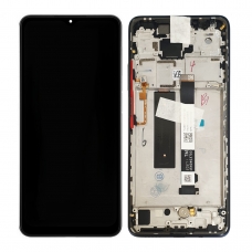 Pantalla completa con marco para Xiaomi Mi 10T Lite/Redmi Note 9 Pro 5G 2020 tarnish/pearl gray original