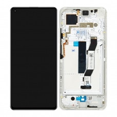 Pantalla completa con marco para Xiaomi Mi 10T/Mi 10T Pro/Redmi K30S plata original nueva