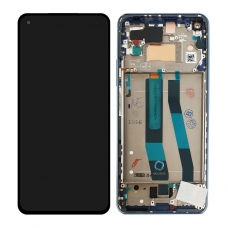Pantalla completa con marco para Xiaomi Mi 11 Lite 5G NE azul original nueva