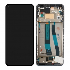 Pantalla completa con marco para Xiaomi Mi 11 Lite 5G NE negra original nueva