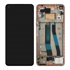 Pantalla completa con marco para Xiaomi Mi 11 Lite 5G NE rosa original nueva