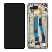 Pantalla completa con marco para Xiaomi Mi 11 Lite 5G blanca original nueva