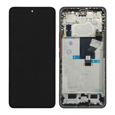 Pantalla completa con marco para Xiaomi Mi 12 Lite negra original nueva