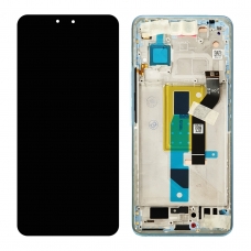 Pantalla completa con marco para Xiaomi Mi 13 Lite 5G azul original