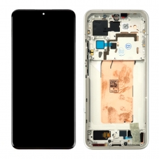 Pantalla completa con marco para Xiaomi Mi 15 5G plata original