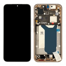 Pantalla completa con marco para Xiaomi 15T Pro 5G mocha gold/marrón original