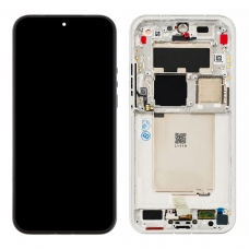 Pantalla completa con marco para Xiaomi Mi 17 Ultra 5G blanca original