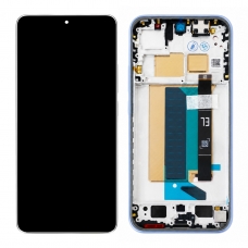 Pantalla completa con marco para Xiaomi Mi 17T 5G azul original
