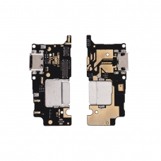 Placa auxiliar con conector USB Tipo C de carga datos y accesorios con micrófono para Xiaomi Mi 5c