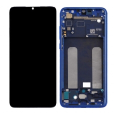 Pantalla completa con marco para Xiaomi Mi 9 Lite azul original