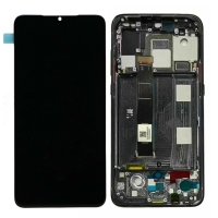 Pantalla completa con marco para Xiaomi Mi 9 negra original