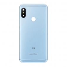 Tapa trasera con lente para Xiaomi Mi A2 Lite/Redmi 6 Pro azul